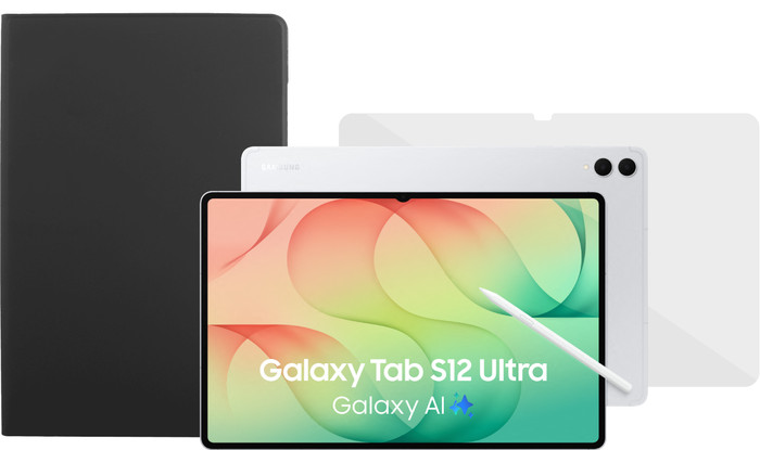 Samsung Galaxy Tab S12 Ultra 14,6 inch 512GB Wifi Zilver + Beschermpakket Main Image