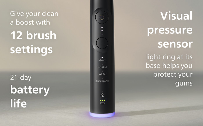 Philips Sonicare Series 7500 HX7421/14 Zwart detail