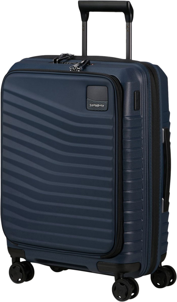 Samsonite Intuo Spinner Easy Access Expandable 55cm Blue voorkant