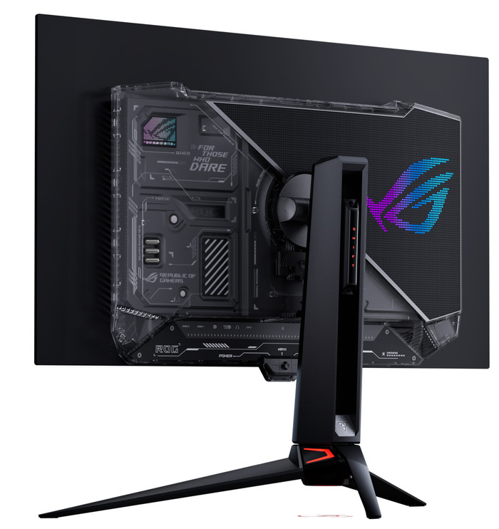 ASUS ROG Swift PG27UCWM OLED achterkant