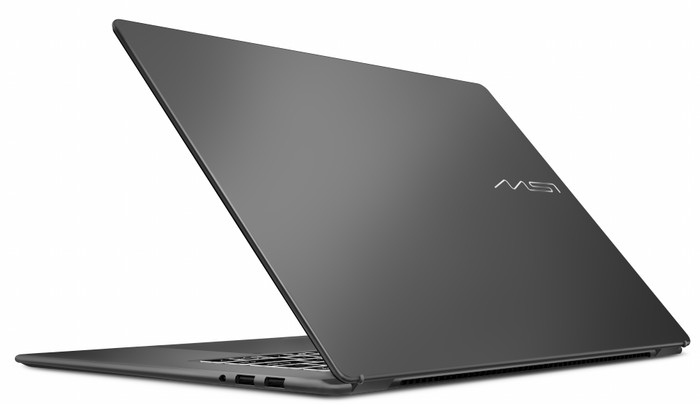 MSI Prestige 16 AI+ OLED C3MG-400NLN QWERTY achterkant