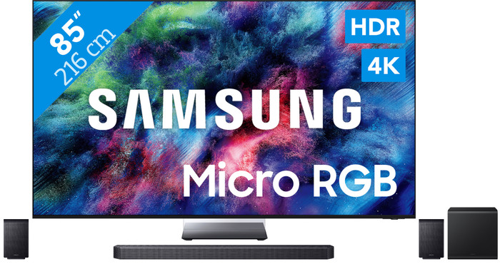 Samsung Micro RGB 85" R95H (2026) + Samsung HW-Q930H (2026) Main Image