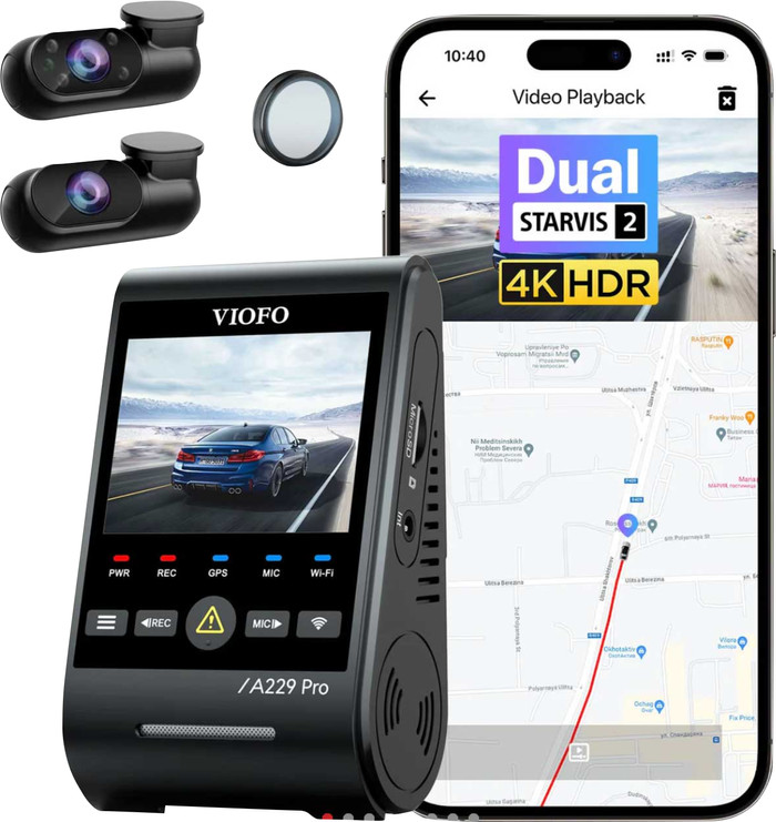 Viofo  A229 Pro 3CH 4K Wifi GPS visual leverancier