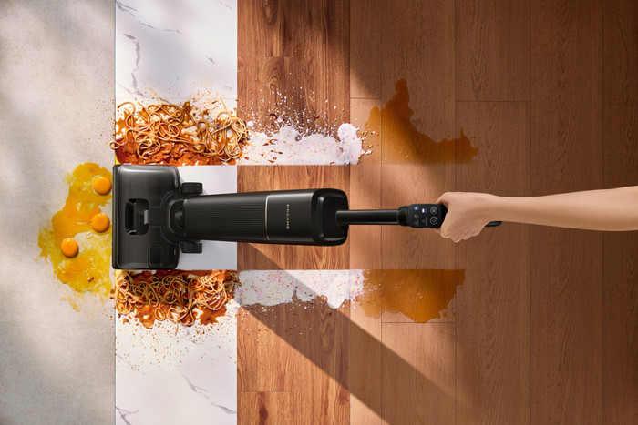 Dreame G12 Pro Flex product in gebruik