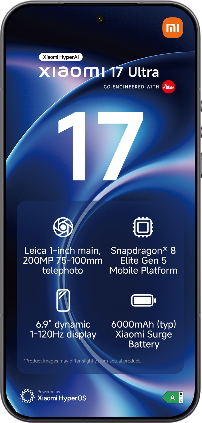 Xiaomi 17 Ultra 512GB Zwart 5G voorkant