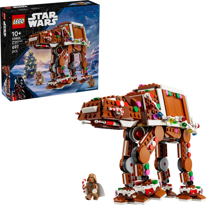LEGO Star Wars Peperkoek AT-AT Walker 40806 rechterkant