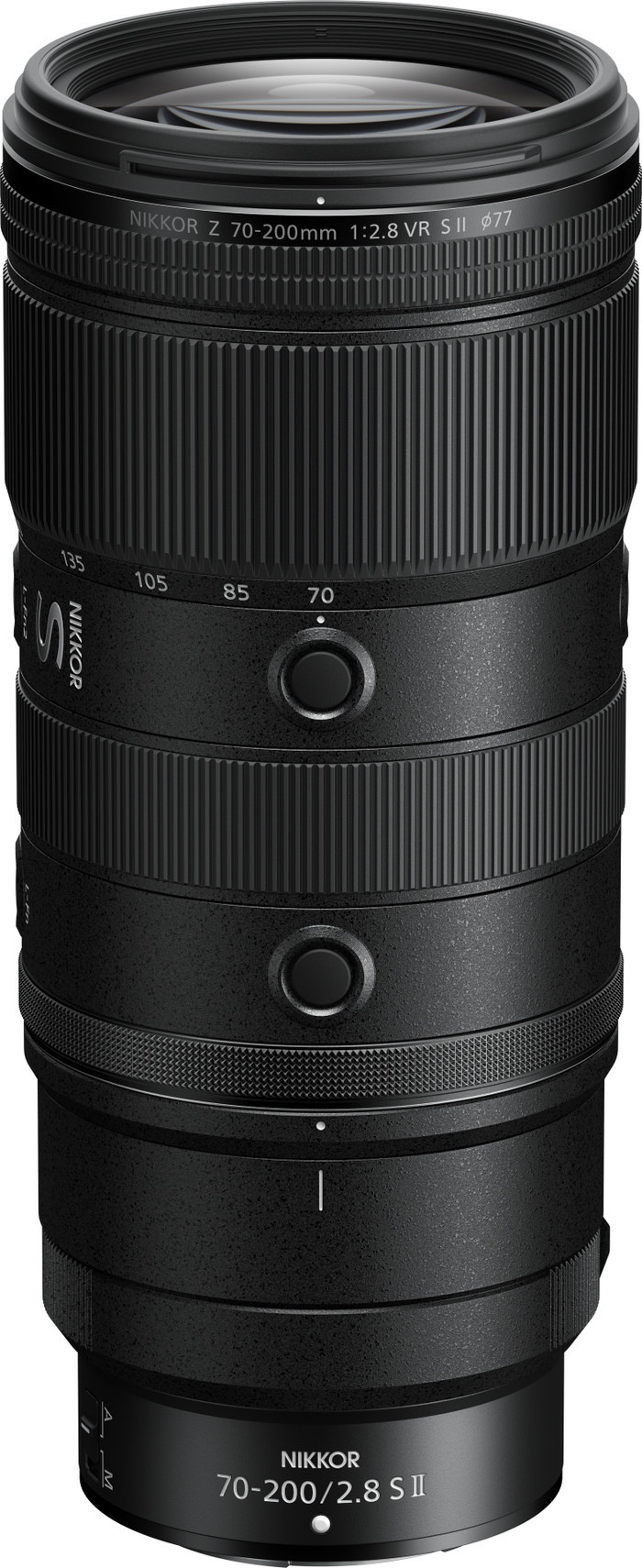 Nikon Nikkor Z 70-200mm f/2.8 VR S II bovenkant