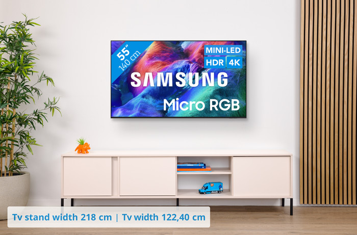 Samsung Micro RGB 55 inches R85H (2026) + Samsung HW-B66CF (2025) visual Coolblue 2