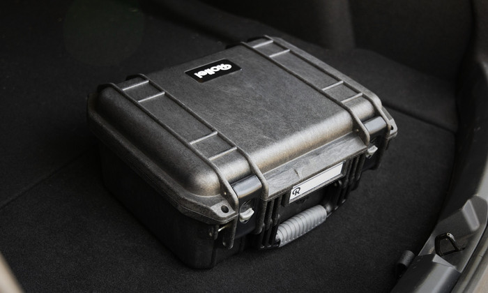 Rollei Hard Case 3730 Koffer product in gebruik