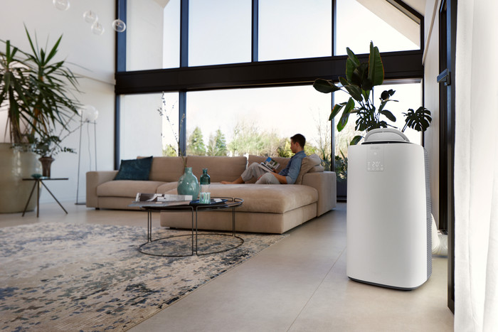 De'Longhi PACAP130IGentlejet product in gebruik