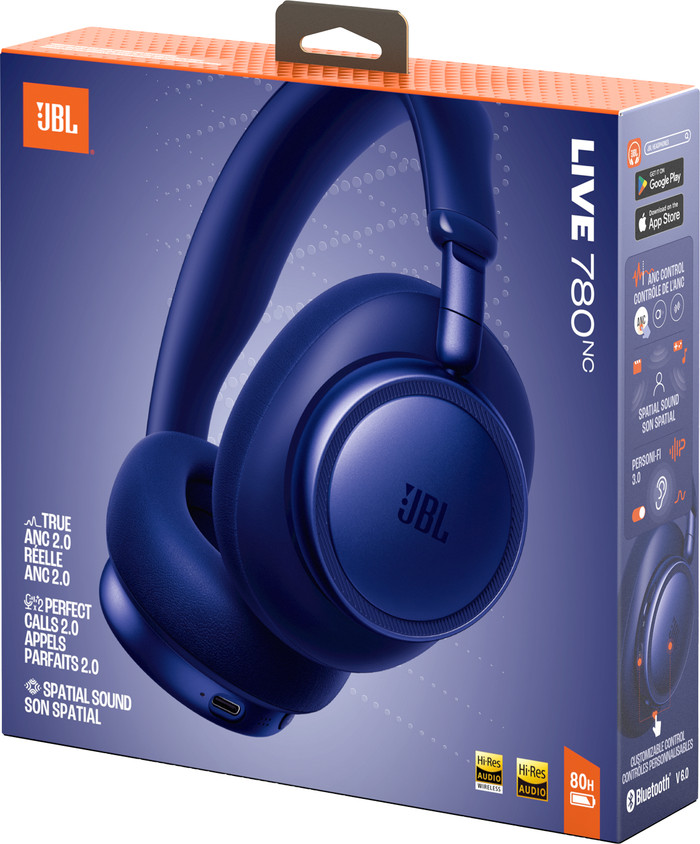 JBL Live 780NC Blauw verpakking