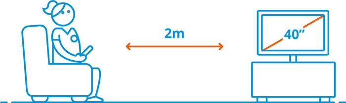 Samsung 40" Full HD F6000F (2025) visual Coolblue 3