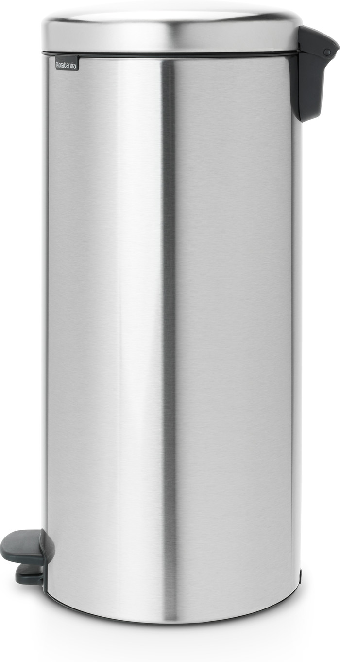 Brabantia NewIcon Pedal Trash Can 30L Matte Steel null