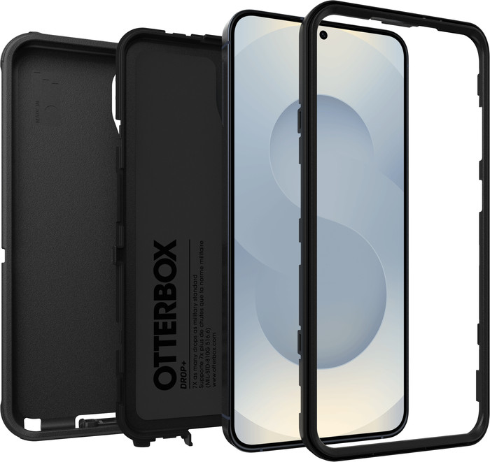 OtterBox Defender Samsung Galaxy S25 Plus Back Cover Black visual supplier