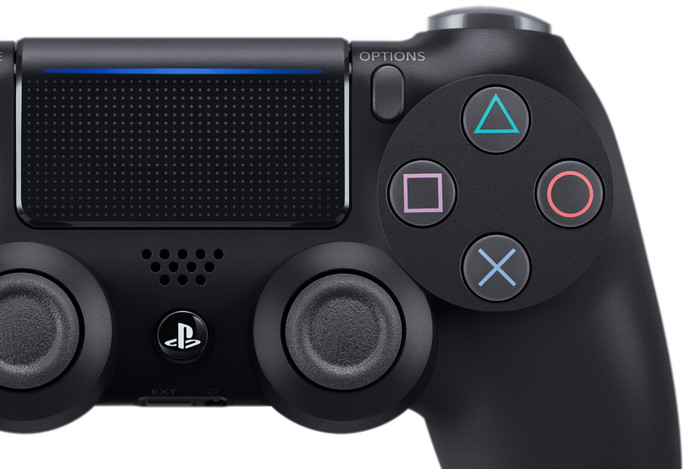 Sony PlayStation 4 Draadloze DualShock V2 4 Controller Zwart detail