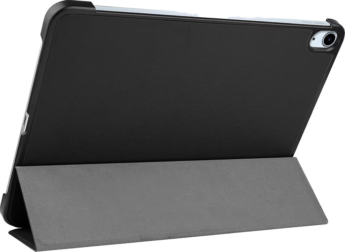 Just In Case Smart Tri-Fold Apple iPad Air (2026/2025/2024) Book Case Zwart linkerkant