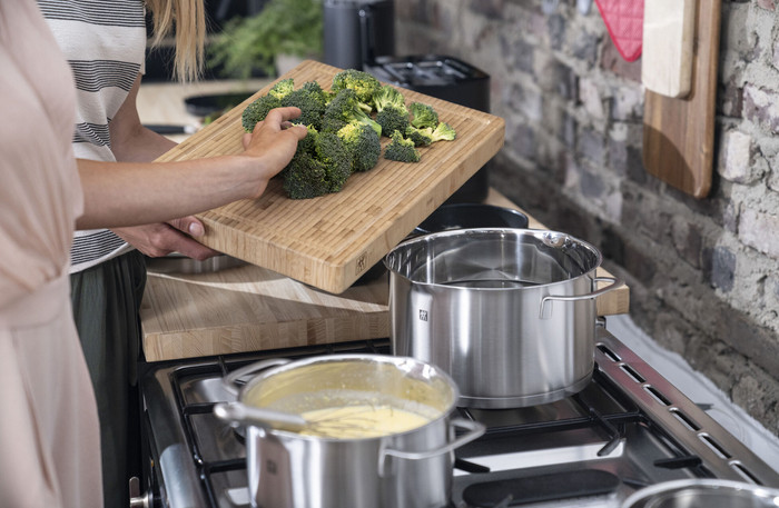 Demeyere Zwilling TrueFlow pannenset product in gebruik