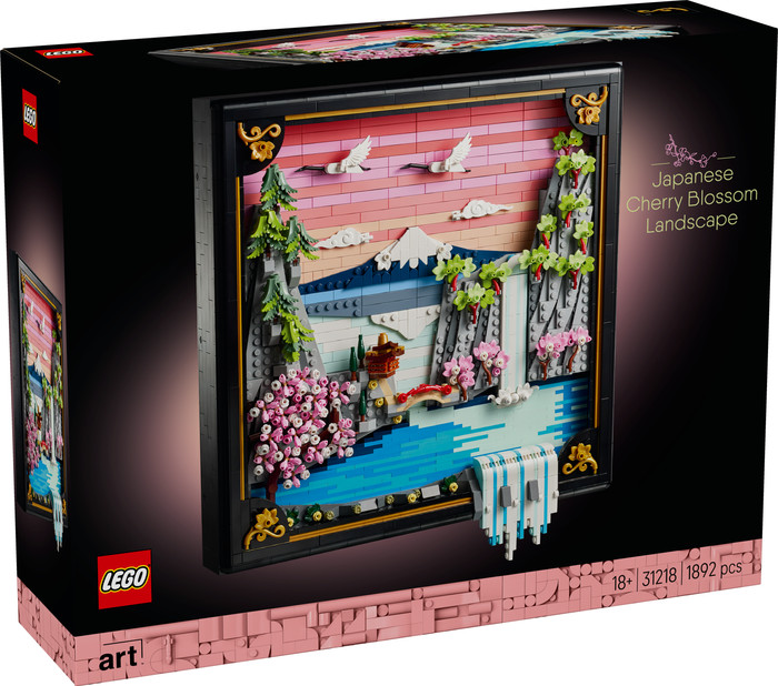 LEGO Art Japanese Cherry Blossom 31218 packaging
