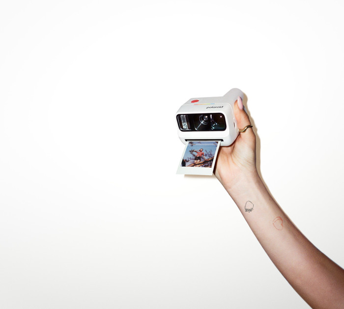 Polaroid Go Gen 3 Wit product in gebruik
