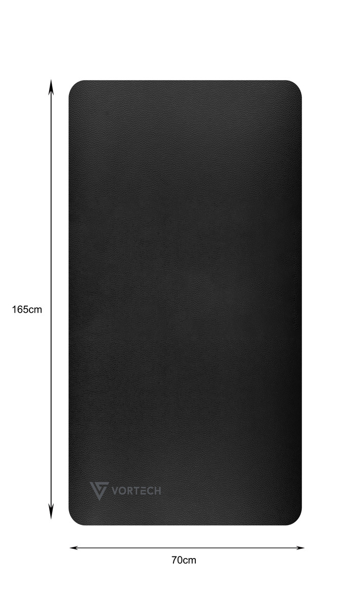 Vortech Vloermat Zwart XL visual leverancier