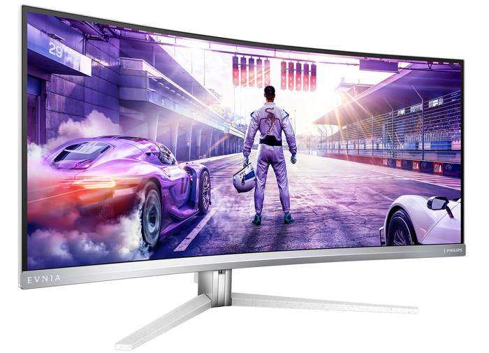 Philips 34M2C8600P QD-OLED Curved voorkant