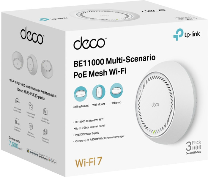 TP-Link Deco BE65 PoE 3-Pack verpakking
