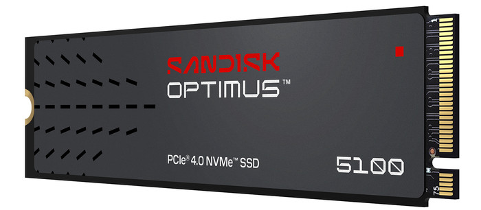 SANDISK Optimus 5100 2TB NVMe SSD voorkant
