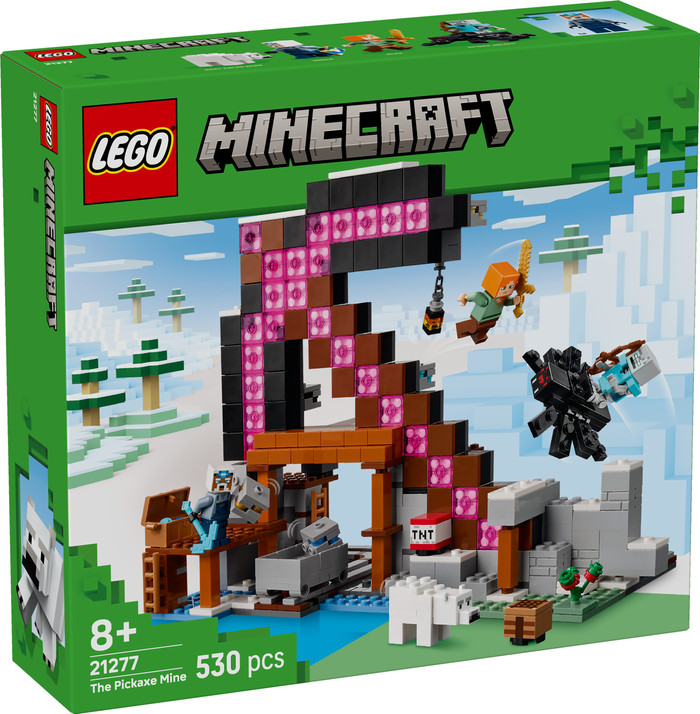 LEGO Minecraft de Pikhouweelmijn 21277 verpakking