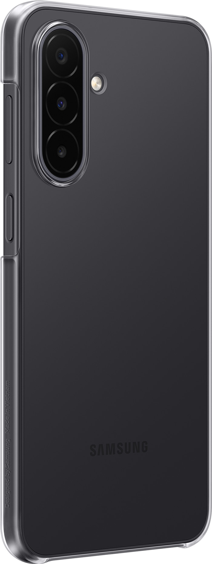 Samsung Galaxy A18 Soft Case Back Cover Transparant rechterkant