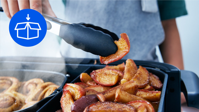 Philips Airfryer 5000 serie Megabasket NA565/02 visual leverancier