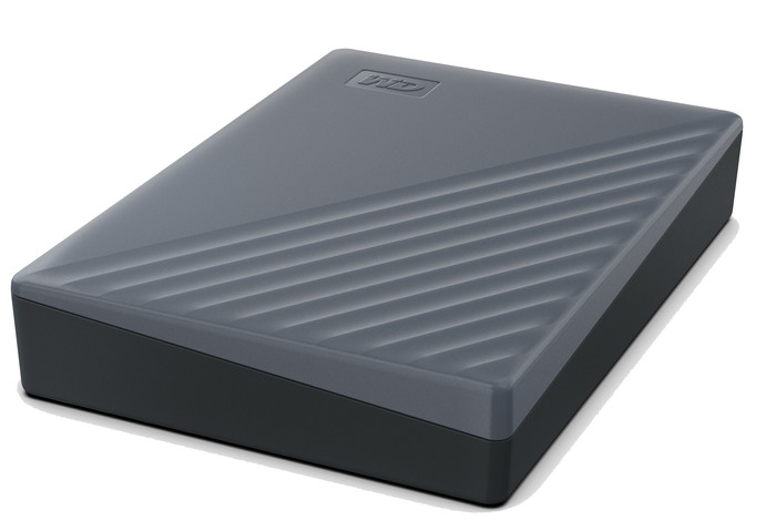 WD My Passport for Mac 5TB Type C Blauw - Duo pack rechterkant