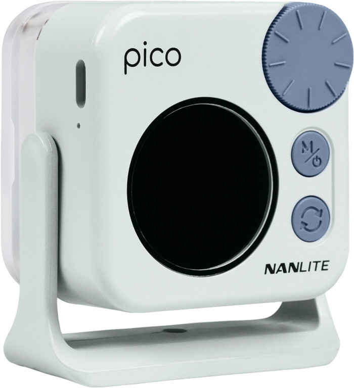Nanlite Pico LED Mini Pocket Light Mint Blue achterkant