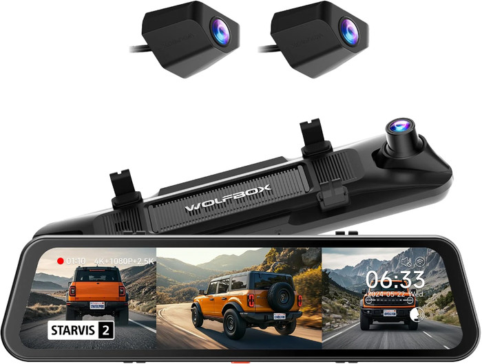 Wolfbox G900 Tripro Bumper 3CH 4K Wifi GPS 256GB Main Image