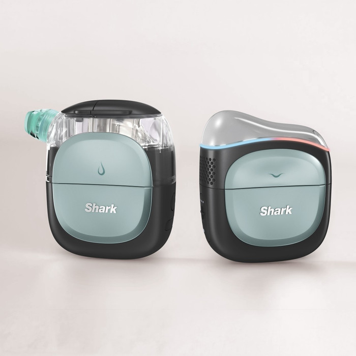 Shark FacialPro Glow + DePuffi FH320EUBK Zwart voorkant
