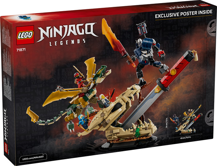 LEGO Ninjago Strijd bij het Drakenzwaard 71871 verpakking