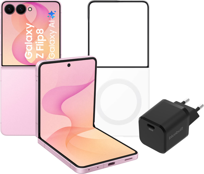 Samsung Galaxy Z Flip 8 256GB Roze 5G + Accessoirepakket Main Image