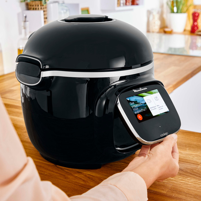 Moulinex Cookeo Touch Wifi CE902800 Zwart product in gebruik