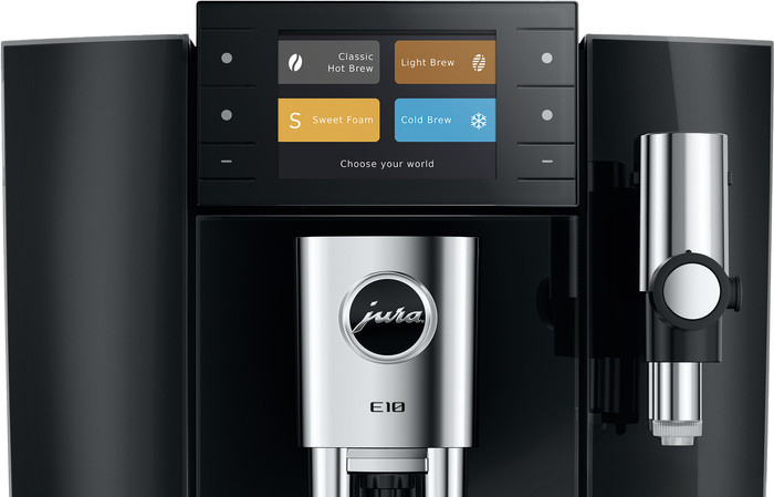 JURA E10 Diamond Black (EA) detail