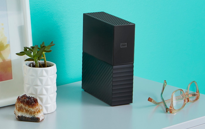 WD My Book 8TB product in use