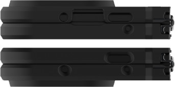 Just in Case Google Pixel 11 Pro Fold Back Cover met Magneet Zwart onderkant