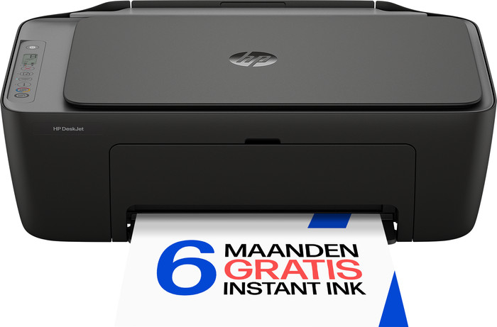 HP DeskJet 2920 All-in-One + 2 zwarte + 2 kleuren cartridges voorkant