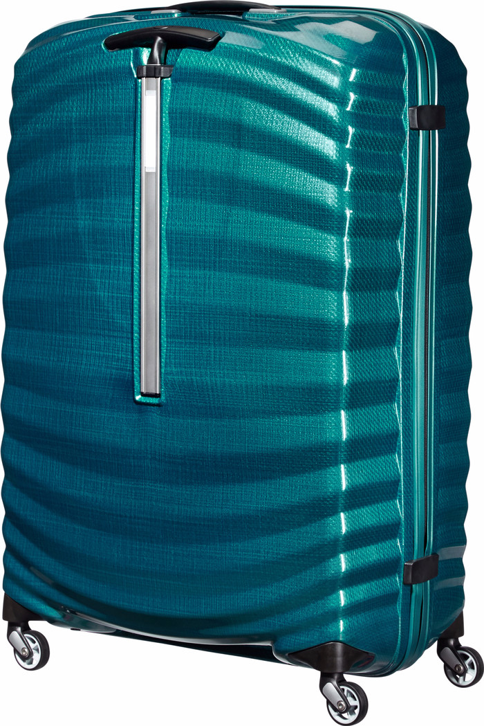 Samsonite Lite-Shock Spinner 81cm Petrol Blue back