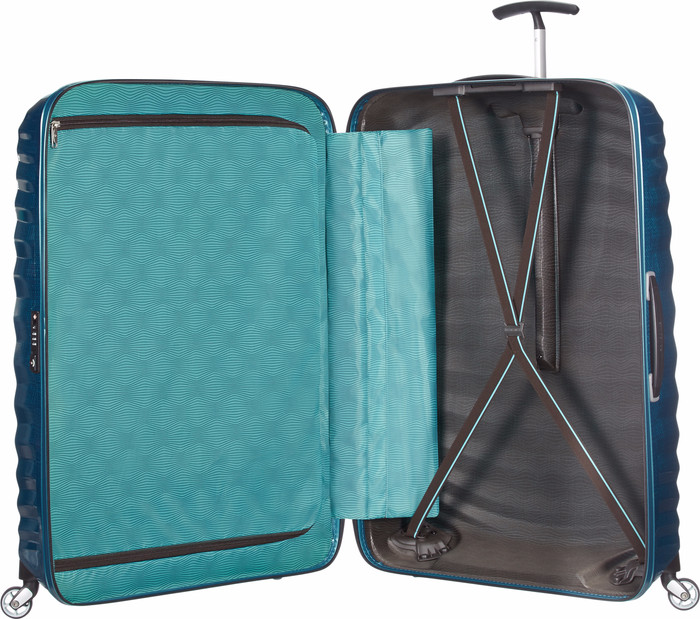 Samsonite Lite-Shock Spinner 81cm Petrol Blue inside