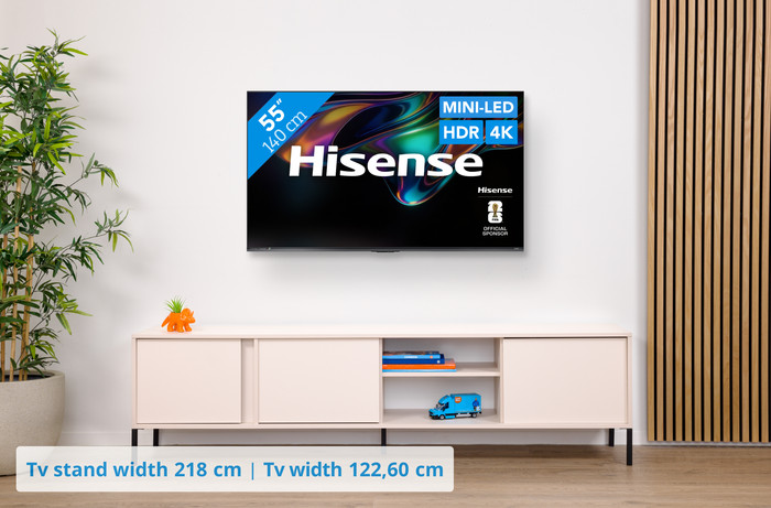 Hisense RGB Mini-LED 55 inches UR8S (2026) visual Coolblue 1