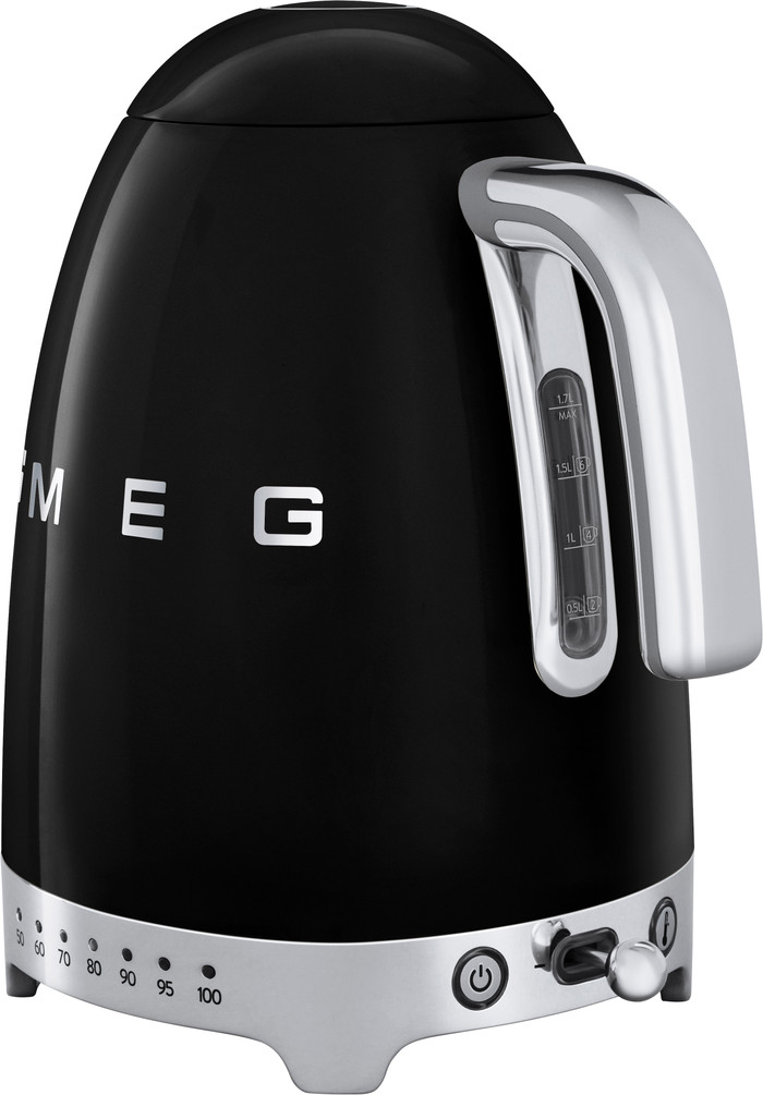 SMEG KLF04BLEU Zwart detail
