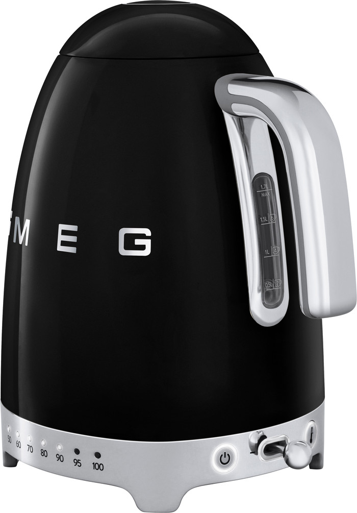 SMEG KLF04BLEU Zwart detail