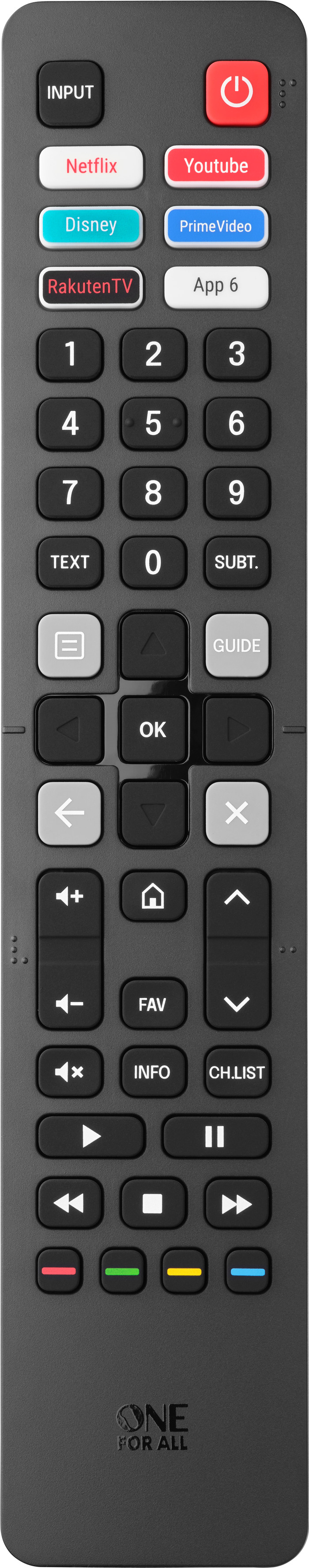 One For All URC4916 Hisense afstandsbediening Main Image