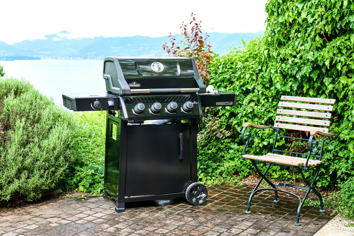 Napoleon Freestyle 425 SB Zwart product in gebruik