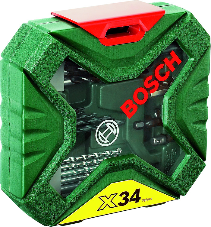 Bosch X-Line 34-delige Bit- en Borenset voorkant