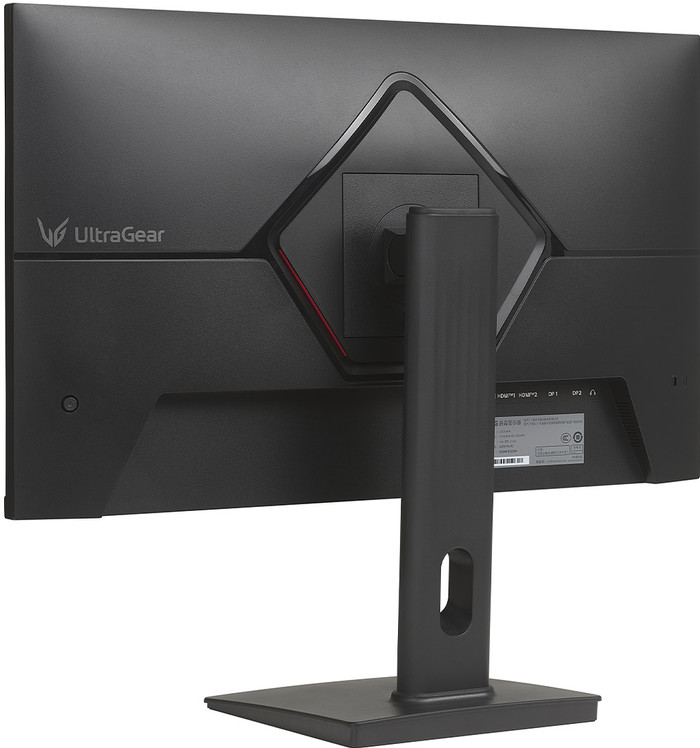 LG UltraGear 27GN64NA-B achterkant